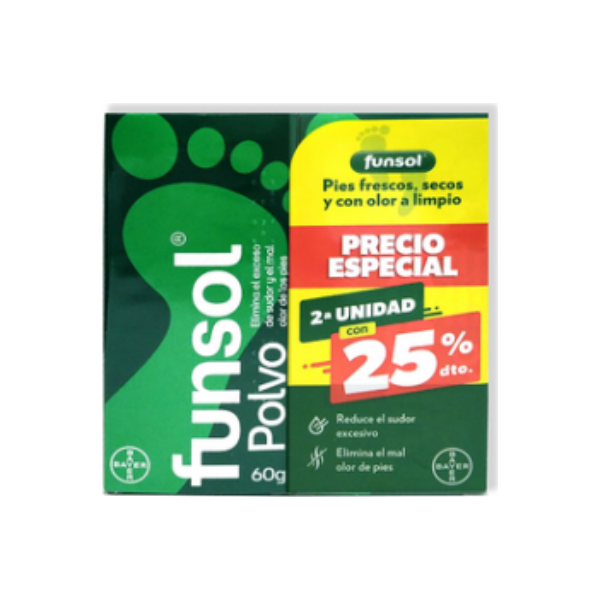Funsol Polvo 2x60g Promo